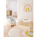 Kinderzitje Nuun Beige - Wit - Plaatmateriaal - 36 x 47 x 36 cm