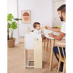 Kindersitz Nuun Beige - Weiß - Holzwerkstoff - 36 x 47 x 36 cm