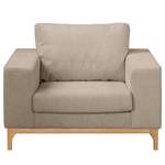 Fauteuil Darling microvezel - Microvezel Tulia: Beige