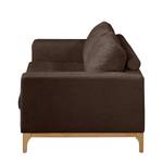 Sofa Darling (2-Sitzer) Microfaser - Microfaser Tulia: Dunkelbraun