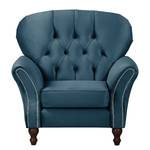 Fauteuil Dassel Velours - Velours Onoli: Bleu marine