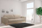 Sofa Darling (3-Sitzer) Microfaser - Microfaser Tulia: Beige