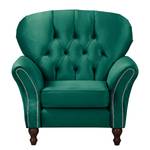 Fauteuil Dassel fluweel - Velours Onoli: Antiek groen