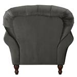 Fauteuil Dassel Velours - Velours Onoli: Marron bison