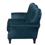 Sofa Dassel (2-Sitzer) Samt - Samt Onoli: Marineblau