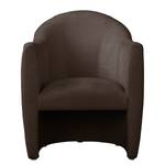 Fauteuil Dante structuurstof - Structuurstof Asali: Bizonbruin