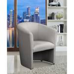 Fauteuil Dapoli tissu structuré - Tissu structuré Grada: Gris