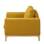 Fauteuil Darling Microfibre - Microfibre Rieka: Jaune moutarde