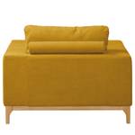 Fauteuil Darling Microfibre - Microfibre Rieka: Jaune moutarde