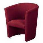 Fauteuil Danilo structuurstof - Structuurstof Grada: Rood