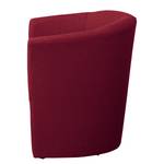 Fauteuil Danilo structuurstof - Structuurstof Grada: Rood