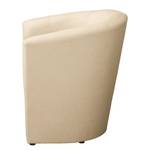 Fauteuil Dapoli tissu structuré - Tissu structuré Grada: Beige