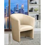 Fauteuil Dapoli tissu structuré - Tissu structuré Grada: Beige