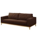 Canapé Darling (3 places) Microfibre - Microfibre Rieka: Marron