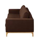 Canapé Darling (3 places) Microfibre - Microfibre Rieka: Marron