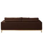 Canapé Darling (3 places) Microfibre - Microfibre Rieka: Marron