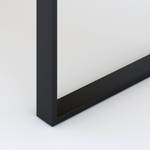 Table Alessia Largeur : 200 cm - Noir - Forme en U - Bord droit