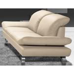 Sofa Buin (2-Sitzer) Echtleder - Echtleder Canela: Hellbeige