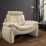 Sessel Budal Echtleder - Echtleder Canela: Hellbeige