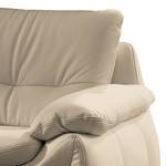 Sofa Budal (3-Sitzer) Echtleder - Echtleder Canela: Hellbeige