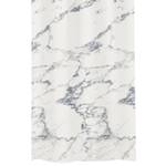 Douchegordijn Marble polyester - antracietkleurig - 120 x 200 cm