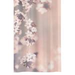 Douchegordijn Blossom polyester - anjerkleurig - 120 x 200 cm