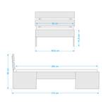 Futonbed Tinda 90 x 200cm - Geen opbergruimte