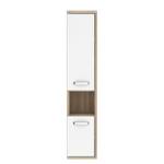 Mobile alto Frejus Bianco lucido / Effetto rovere