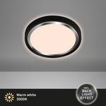 LED-plafondlamp Kahiko polycarbonaat - 1 lichtbron - Zwart