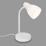 Lampe Masani Verre opalin / Fer - 1 ampoule - Blanc