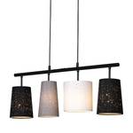 Suspension Shades II Coton / Fer - 4 ampoules