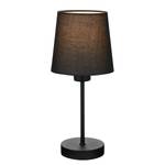 Lampe Noa Coton / Fer - 1 ampoule - Noir