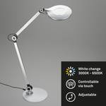 Lampe Office Polycarbonate - 1 ampoule - Argenté