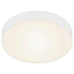 LED-plafondlamp Flame I polycarbonaat/ijzer - 1 lichtbron - Wit - Diameter: 21 cm