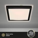LED-plafondlamp Fledo polycarbonaat/ijzer - 1 lichtbron - Zwart