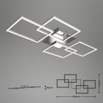 LED-plafondlamp Frame IX polycarbonaat/ijzer - 1 lichtbron