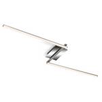 LED-plafondlamp Staff II polycarbonaat/ijzer - 1 lichtbron