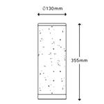 LED-Tischleuchte Yota Baumwollstoff / Eisen - 1-flammig - Schwarz