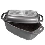 Cocotte XXL avec couvercle Hankinson Aluminium - Anthracite - Noir