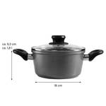 Faitout Bathinda Aluminium - Anthracite - ø 18 cm - 1,8 L - Capacité : 9.3 L