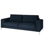 Sofa Summer (3-Sitzer) Samt - Samt Vaia: Dunkelblau