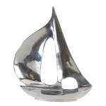 Oggetto decorativo Barca a vela Alluminio - Color argento
