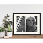 Tableau déco Brigitte Bardot driving Hêtre massif / Plexiglas - 53 x 43 cm