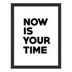 Bild Your time Buche massiv / Plexiglas - 33 x 43 cm