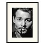 Poster con cornice Johnny Depp Faggio massello / Plexiglas - 63 x 83 cm