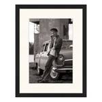 Poster con cornice Smoking II Faggio massello / Plexiglas - 33 x 43 cm