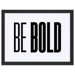 Bild Bold Buche massiv / Plexiglas - 33 x 43 cm