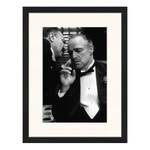 Bild Godfather Buche massiv / Plexiglas - 33 x 43 cm