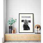 Afbeelding Brigitte Bardot massief beukenhout/plexiglas - 73 x 93 cm