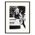 Afbeelding Brigitte Bardot I massief beukenhout/plexiglas - 73 x 93 cm